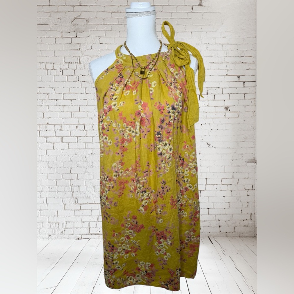 Floral Yellow Maxi Dress